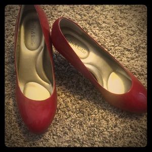 Kelly & Katie ruby red heels